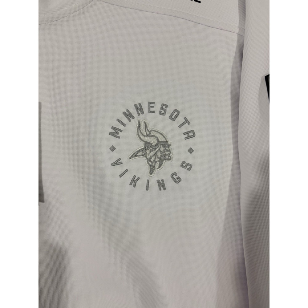 UNRL Minnesota Vikings NFL White Full-Zip JACKET  Size MEDIUM New with tags - Picture 3 of 12